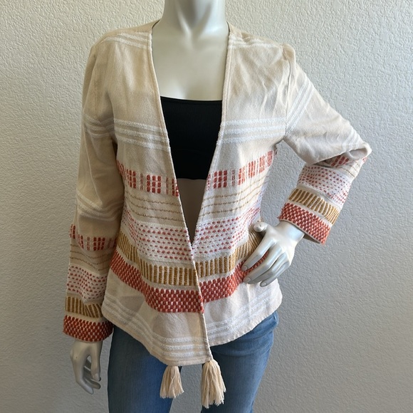 Soft Surroundings Juliet Woven Tasseled
Cardigan - Picture 2 of 9